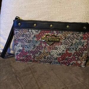 NWOT-Juicy Couture Multicolor Wristlet Bag
